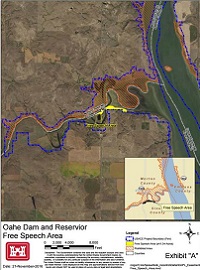  Oahe Dam and Resevior Free Speech Area 